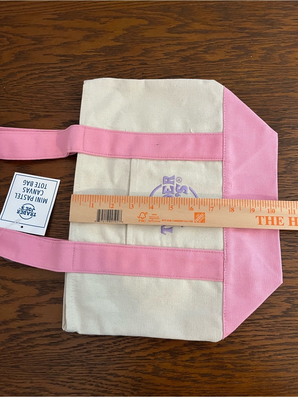 Trader Joe’s Easter Special Mini Tote Bundle Pastel Canvas Bag Limited Edition - Picture 7 of 7